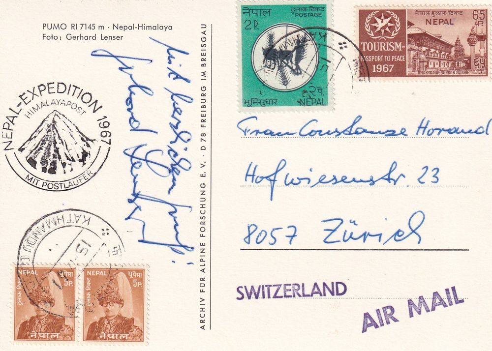  Nepal-Expedition zum Pumori (7145m) 1967 (Gebraucht) in Baar für CHF 14 Illustration 
