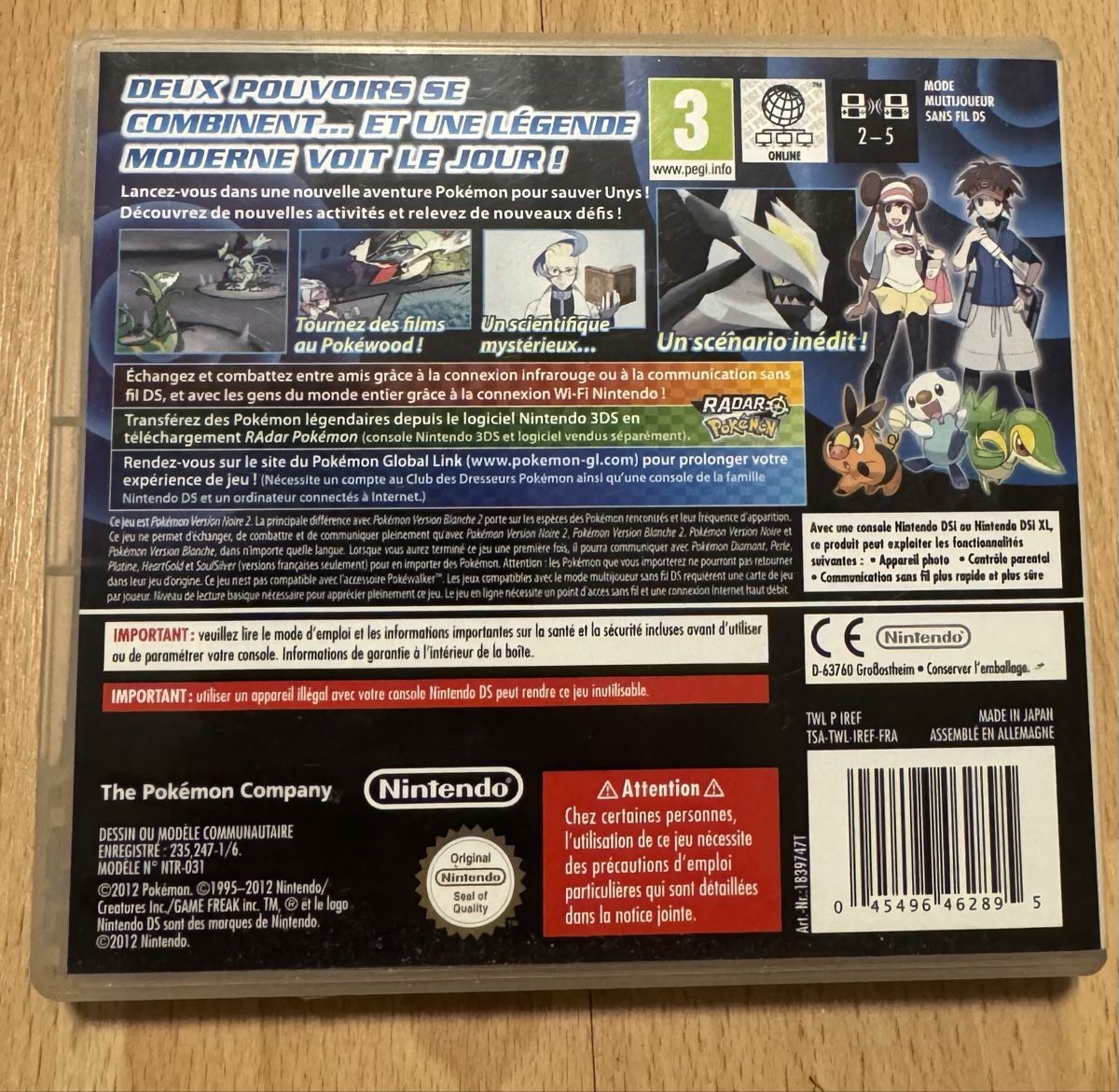 Pokémon Spiele: Pokémon Noire 2 - Nintendo DS - Comme Neuf – Gebraucht aus Gland von Grenier_Swiss 1