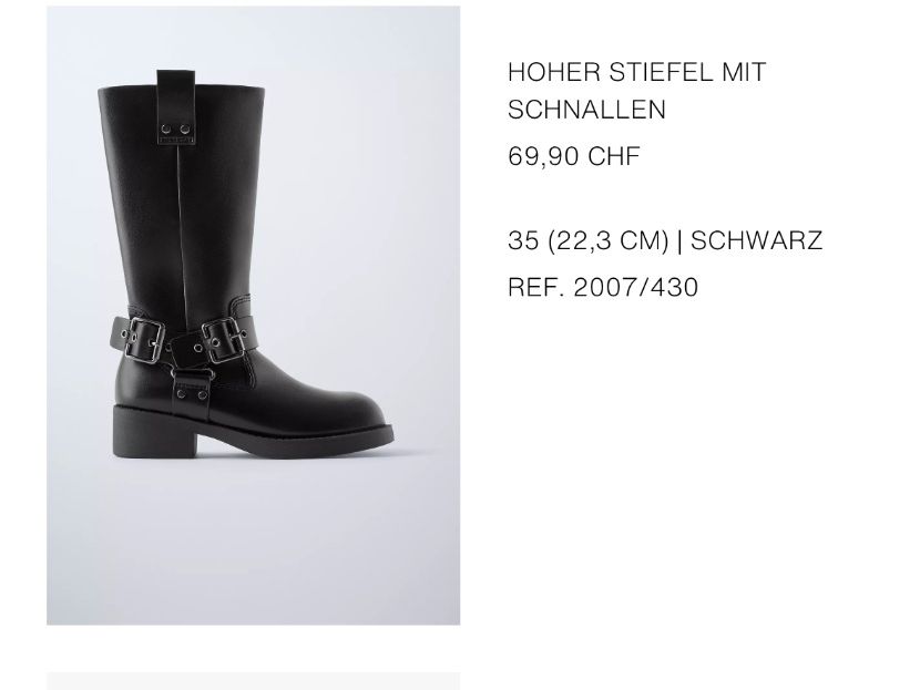 Scarpe per ragazze: Zara Stiefel – Nuovo (secondo la descrizione) da Reinach AG venduto da MineD