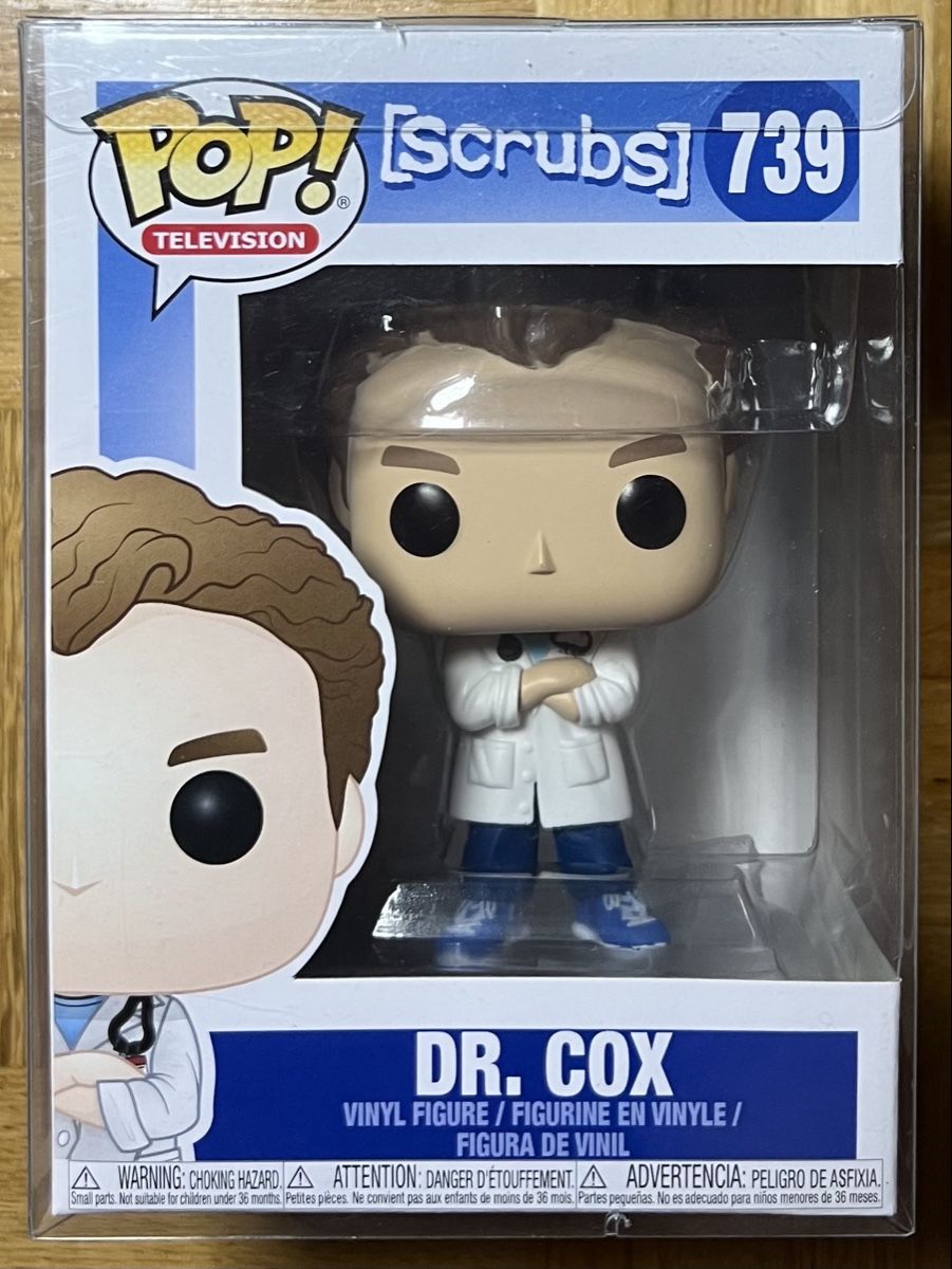 Funko Statuette: Funko Pop! Dr. Cox 739 Scrubs Figur – Nuovo (secondo la descrizione) da Rafz venduto da SaintCruz