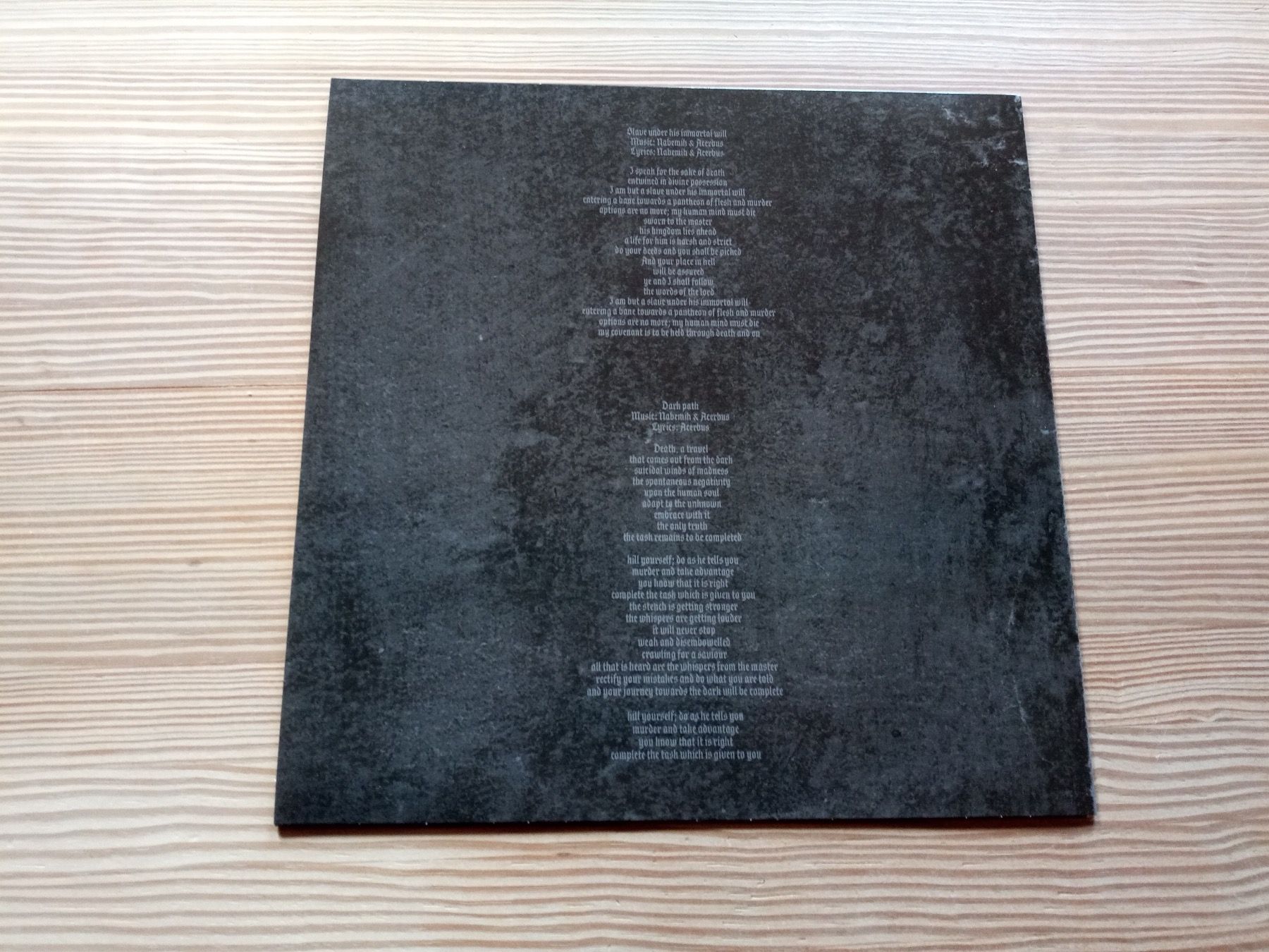 Schallplatten: Ondskapt-Slave Under His Immortal Will 12'' Clear Vinyl EP – Neu (gemäss Beschreibung) aus Brienz BE von INTERNALFIRE 3