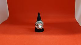 Ring mit Stein Grösse 58 Vintage Statement Ring