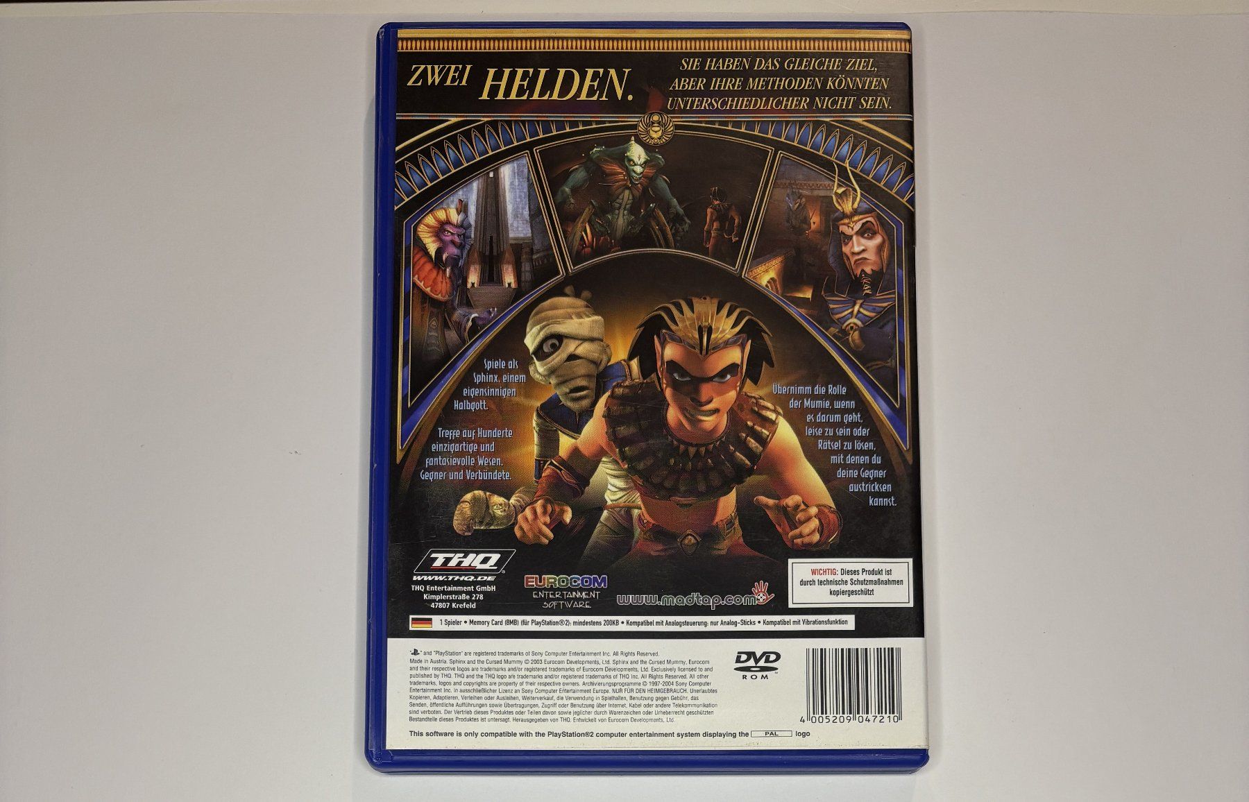 Giochi: PS2 - Sphinx und die verfluchte Mumie – Usato da Allschwil venduto da Bullach 2
