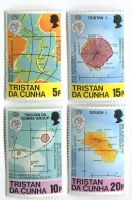 Briefmarken "Karten". Tristan da Cunha.
