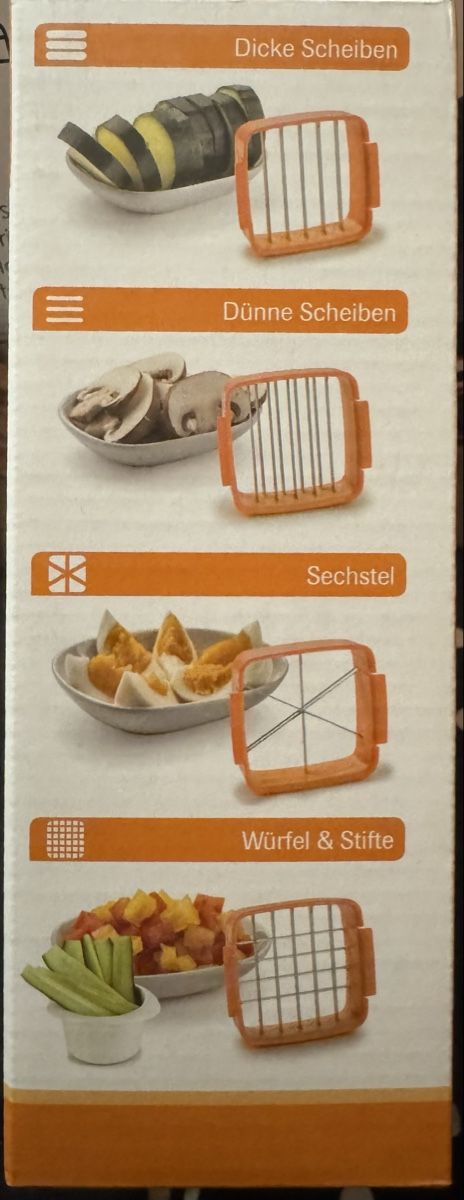 Elettrodomestici da cucina: Nicer Dicer Quick von Genius, 7-teiliges Set  – Nuovo e nell'imballaggio originale da Basel venduto da maulwurf012 2