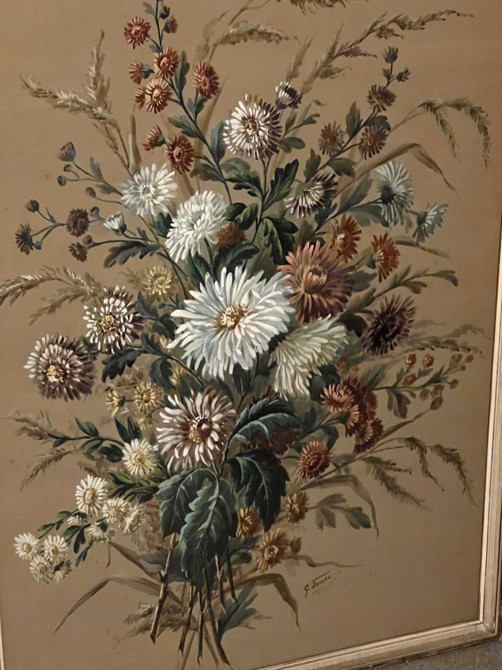 Dipinti: Stillleben 1877, signiert – Usato da Basel venduto da Kaffee_und_Kunst