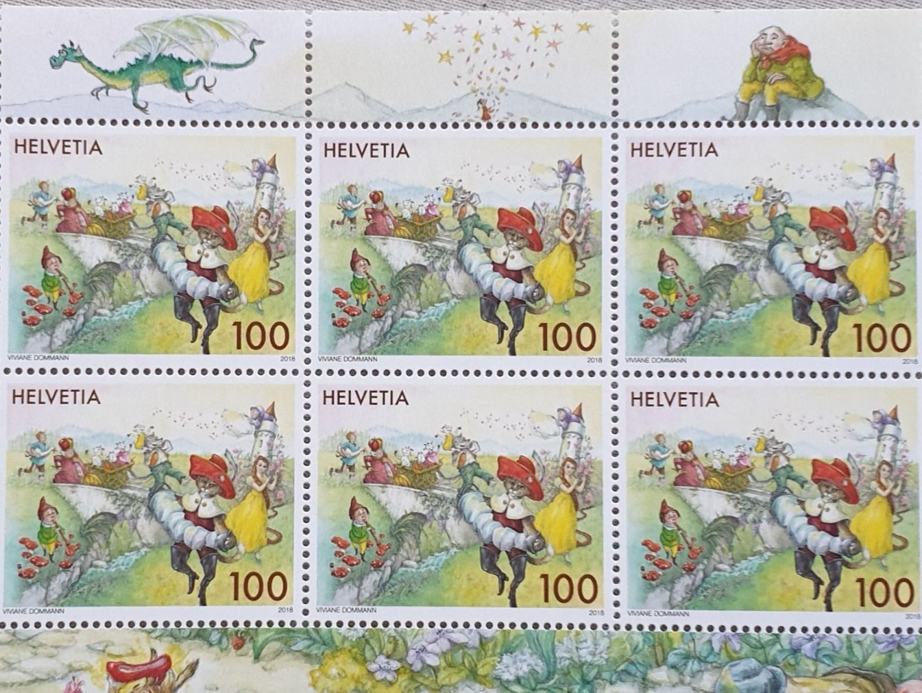 Alle Briefmarken: (692) Sondermarken «Märchen» 2018 postfrisch** – Gebraucht aus Schwarzhäusern von Inot3 1