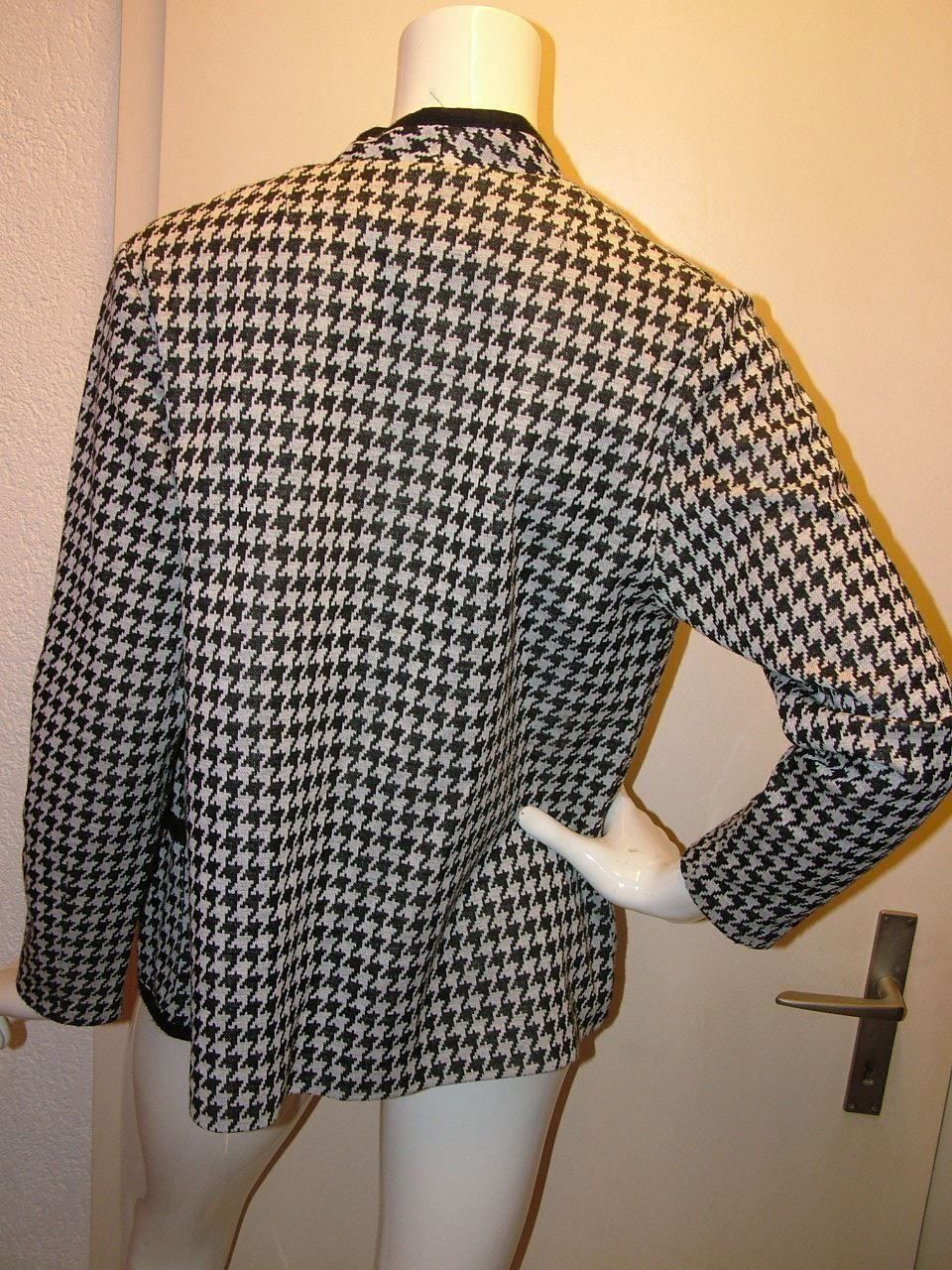 Jacken: Blazer Ackermann, Gr. 40, Hahnentrittmuster Feinstrick %%% – Gebraucht aus Nunningen von Fashion-Ave51 1