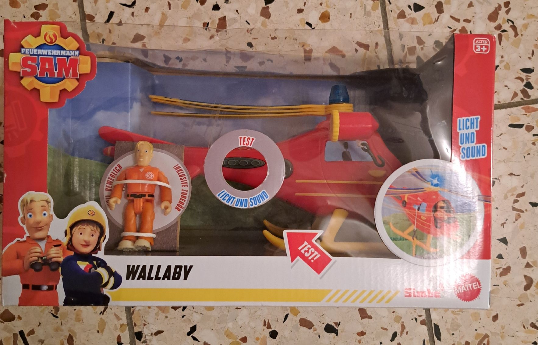 Dickie Toys Spielzeuge: Feuehwehrmann Sam Helikopter – Neu und originalverpackt aus Dietikon von Betka08