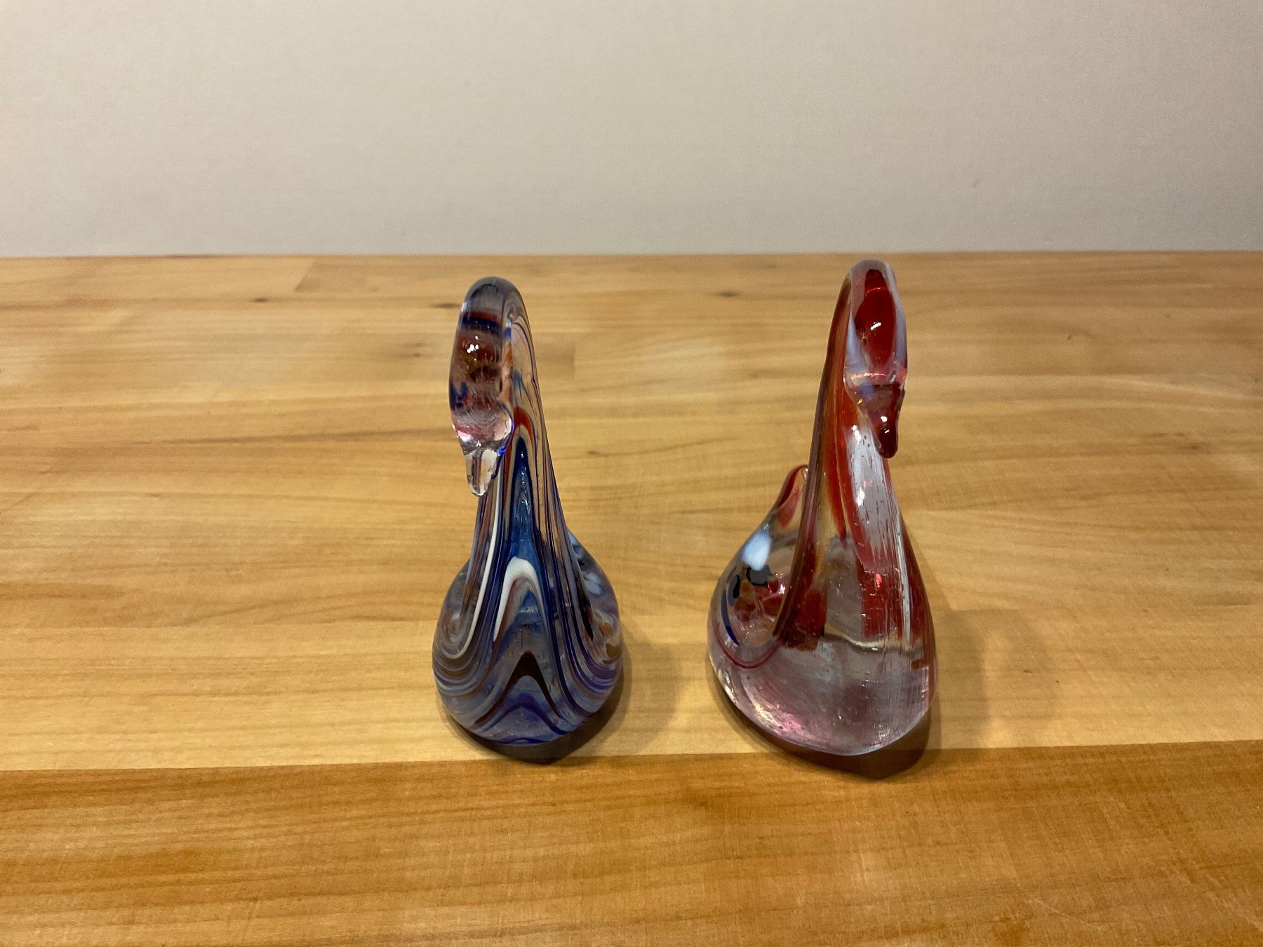 Statuette: 2 Glas Schwan / evtl. Murano – Usato da Rümlang venduto da baselsale1 1