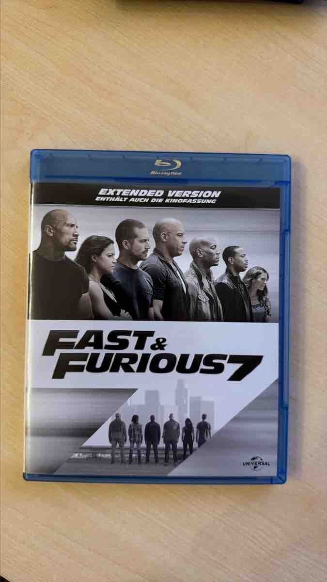 Tutti i DVDs: Fast & Furious 7 Blu-ray Extended Version – Nuovo (secondo la descrizione) da Hittnau venduto da PeterS75