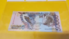 Sao Tome und Principe 50000 Dobras Banknote, 2013