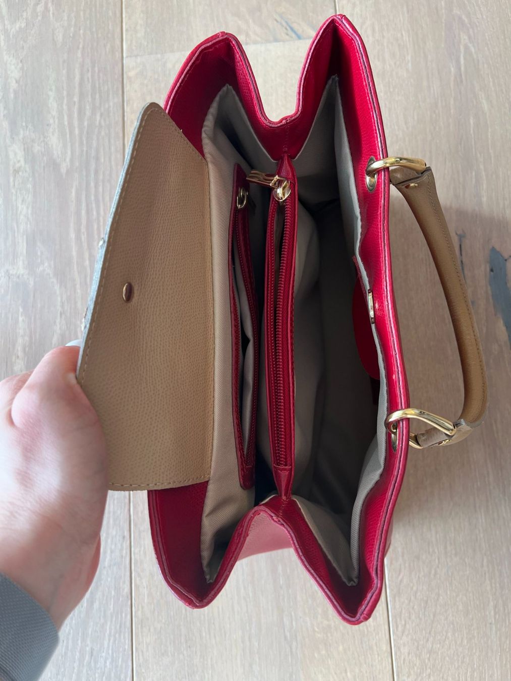 Borse da donna: Rote Tasche Leder, Made in Italy – Usato da Wettingen venduto da skilpadde 2