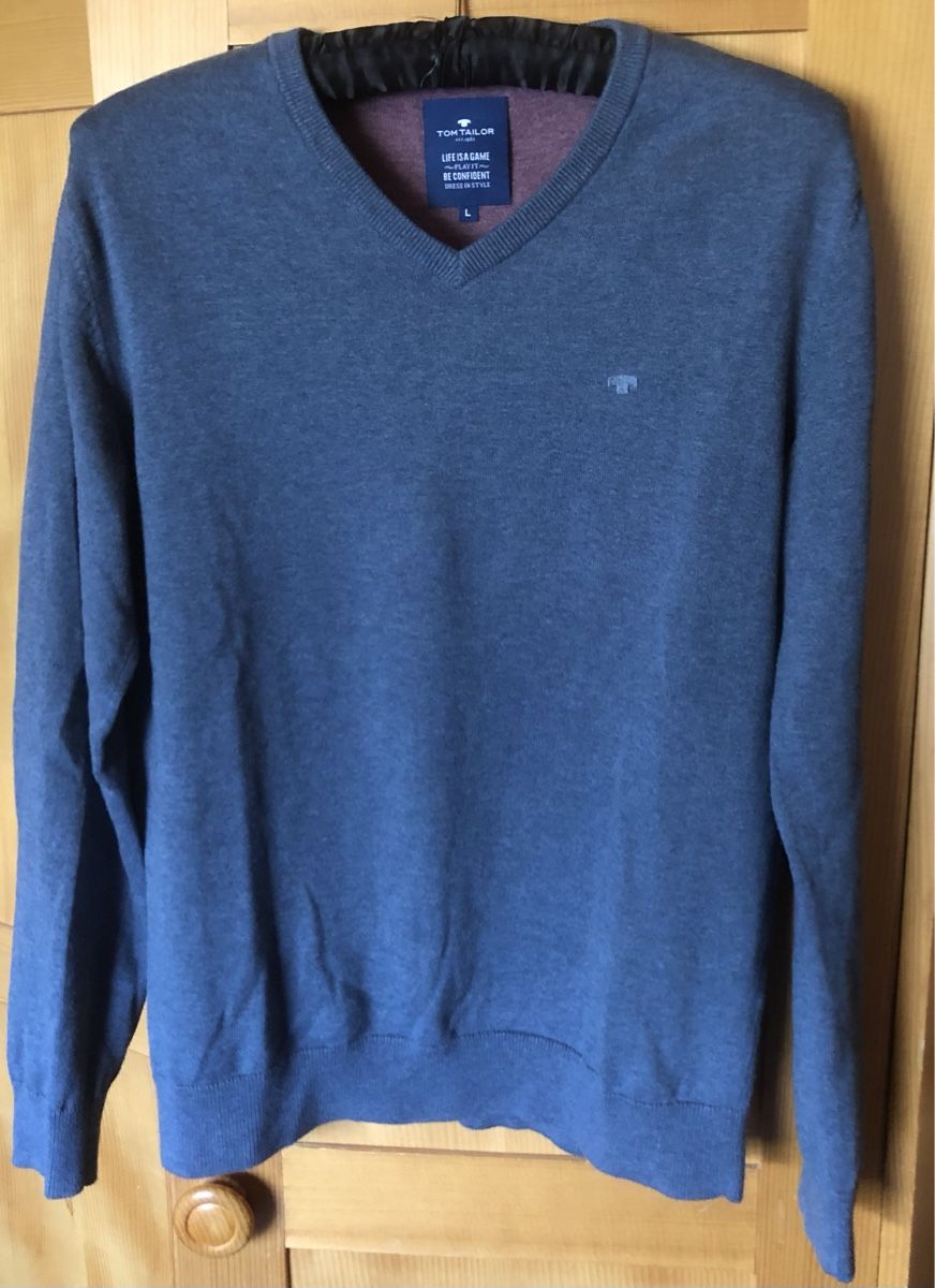Tom Tailor Maglioni & Felpe: *Pullover* blau, TOM TAILOR, Gr.L – Usato da Mühlebach (Goms) venduto da chr_q6d8