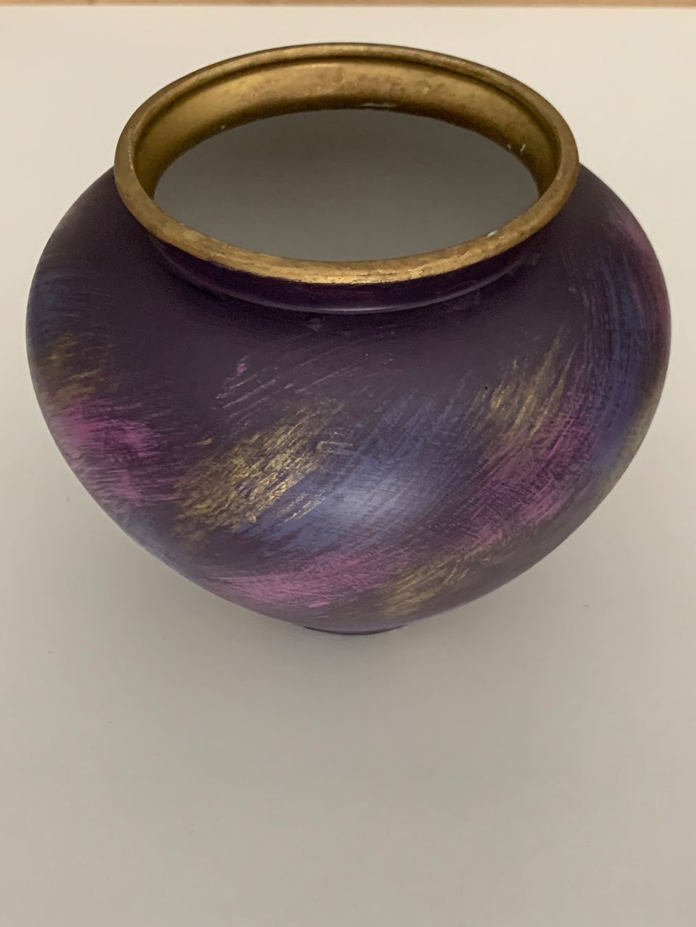 Vasi & Recipienti: Vase lila mit Muster – Usato da Saland venduto da Katarm 1