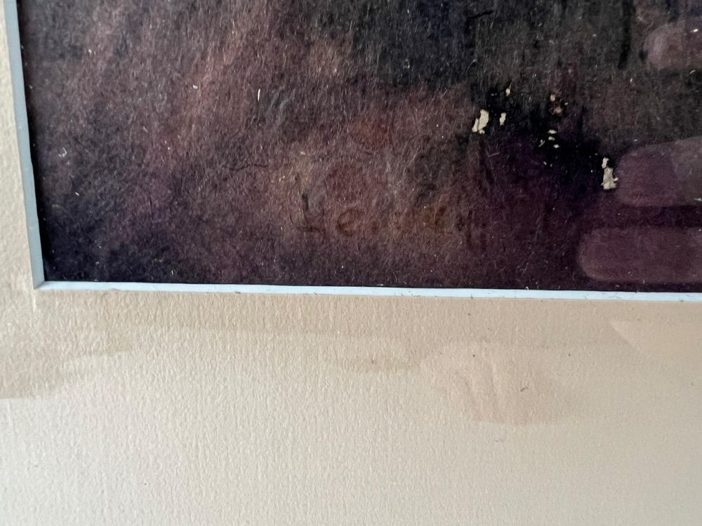 Dipinti: Alltagsleben Afrika - >Büffel> – Usato da Hinwil venduto da Unglaubliche-Treffer 2