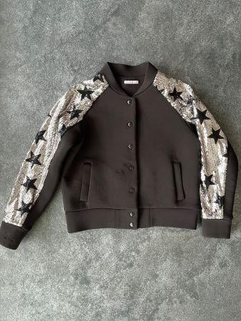 METERS/DONWE Damen Jacke mit Pailletten - Größe M