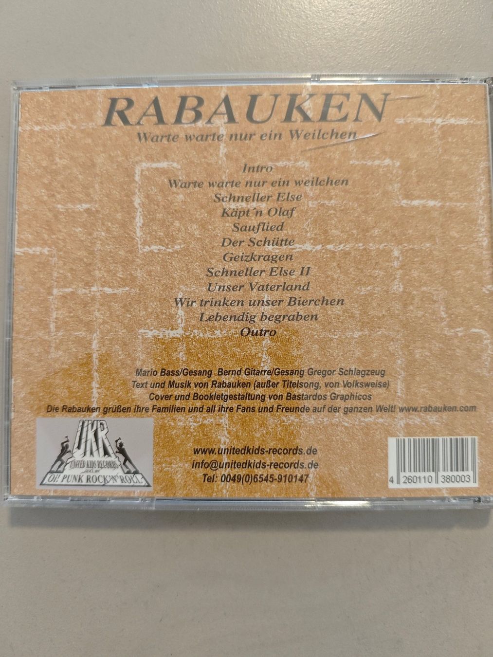 CDs: Rabauken - Warte nur ein weilchen CD – Gebraucht aus Malters von Danielab2 2