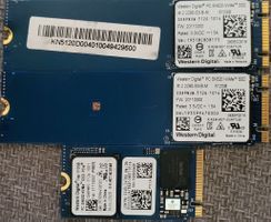 3×Western Digital SSDs 512GB NVMe M.2, 1x 512GB PC SN530