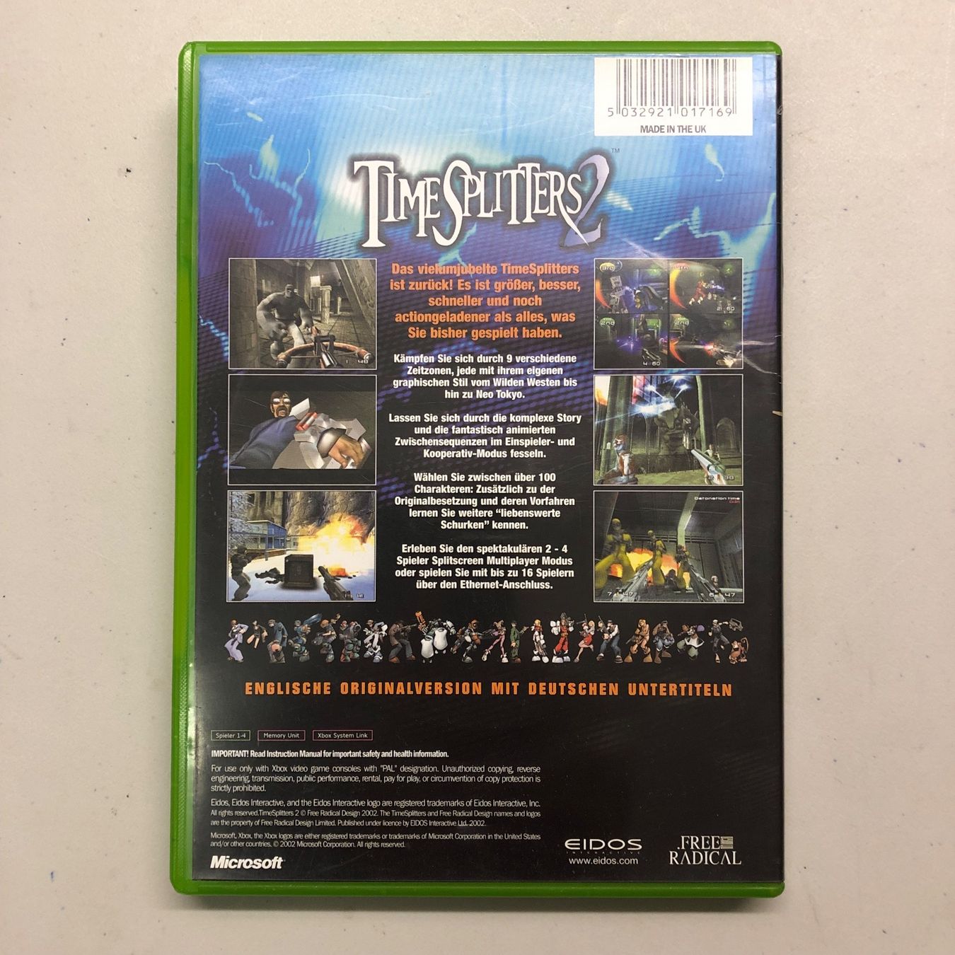 Microsoft Spiele: Time Splitters 2 - Microsoft Xbox – Gebraucht aus Thalwil von ranx 1