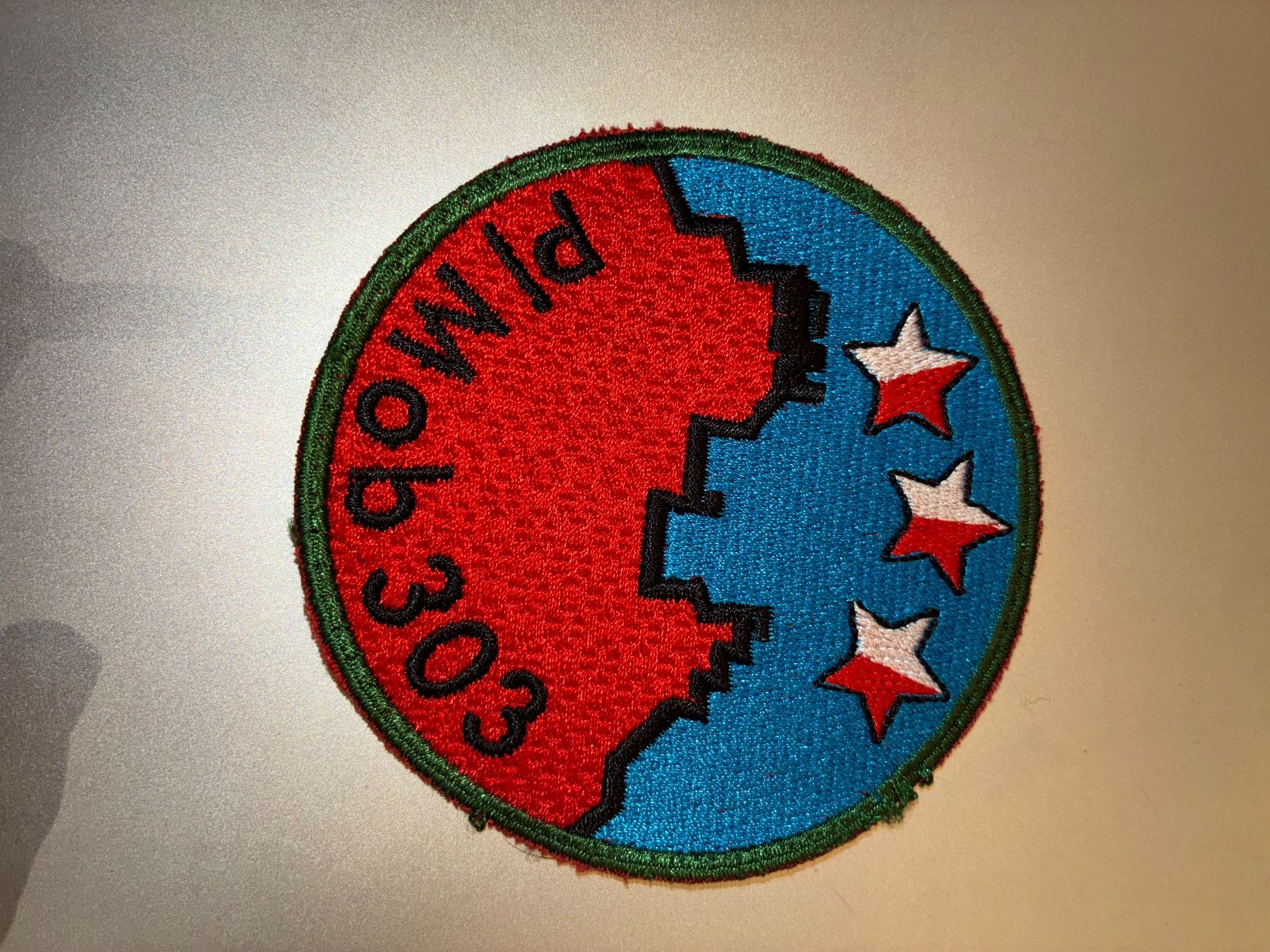 Schweizer Armee Toppe: Badge Pl Mob 303 cp I – Usato da Oberiberg venduto da reimet
