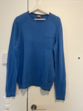 Herren Hugo Boss Pullover Gr. M blau Top Zustand