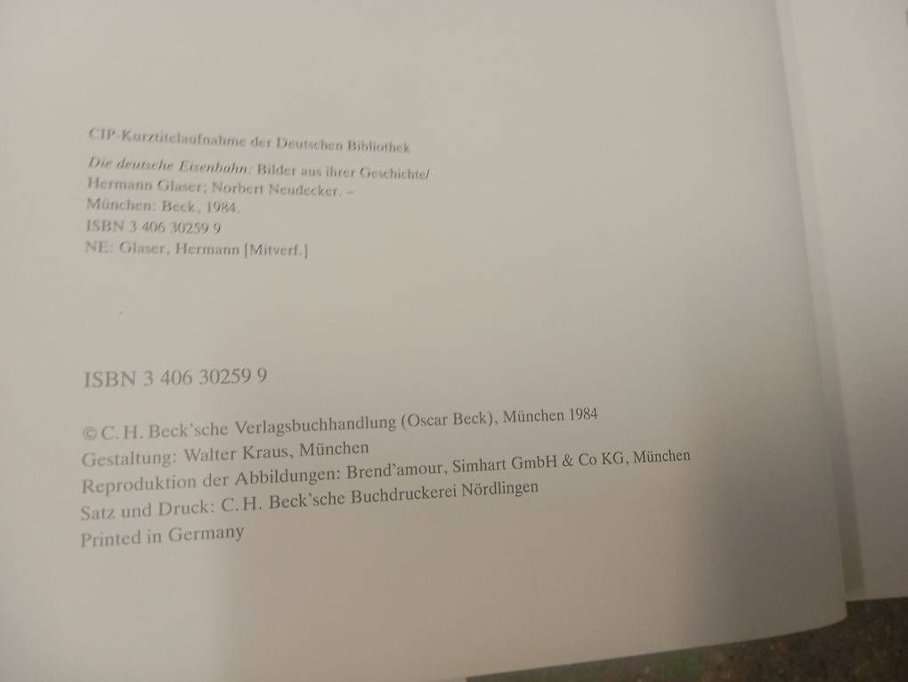 Bücher: Die deutsche Eisenbahn Bilder aus ihrer Geschichte Buch – Gebraucht aus Basel von Petergunn 1