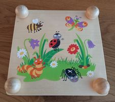 FARBENFROHE *BLUMEN/PFLANZEN - PRESSE* 18X18X6/VERSCHRAUBT