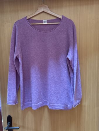 Pull lilas cachemire 