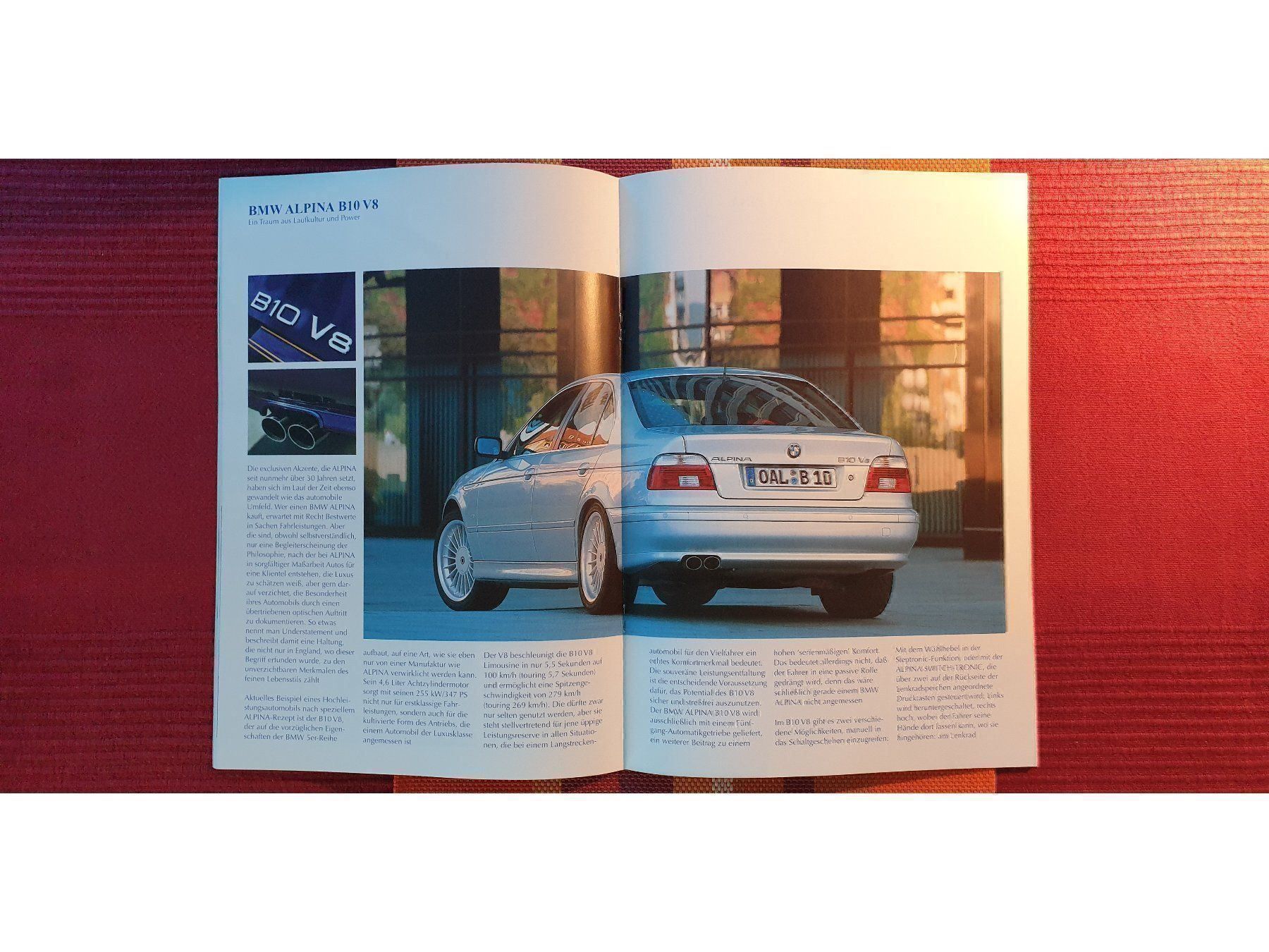 Riviste & Magazine: BMW ALPINA PROGRAMM 2001 - B3, B10, D10, B12 - Prospekt – Nuovo (secondo la descrizione) da Viganello venduto da CARLiteratur 3