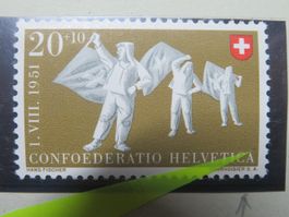 Abart Pro Patria B 53* dunkler Fleck über A von Helvetica