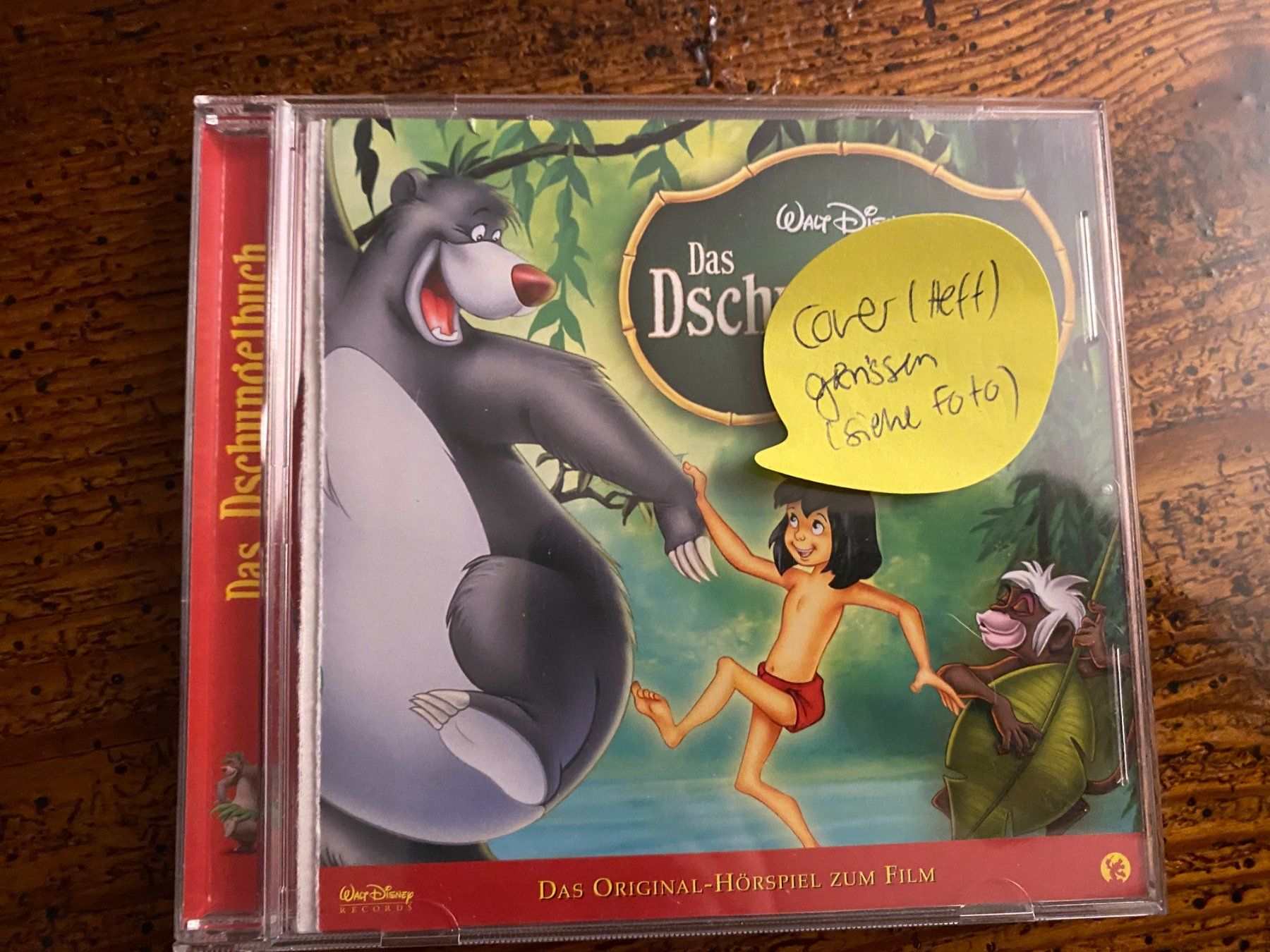 CD & DVD vergini: Das Dschungelbuch – Usato da Teufen AR venduto da trueblue84 2