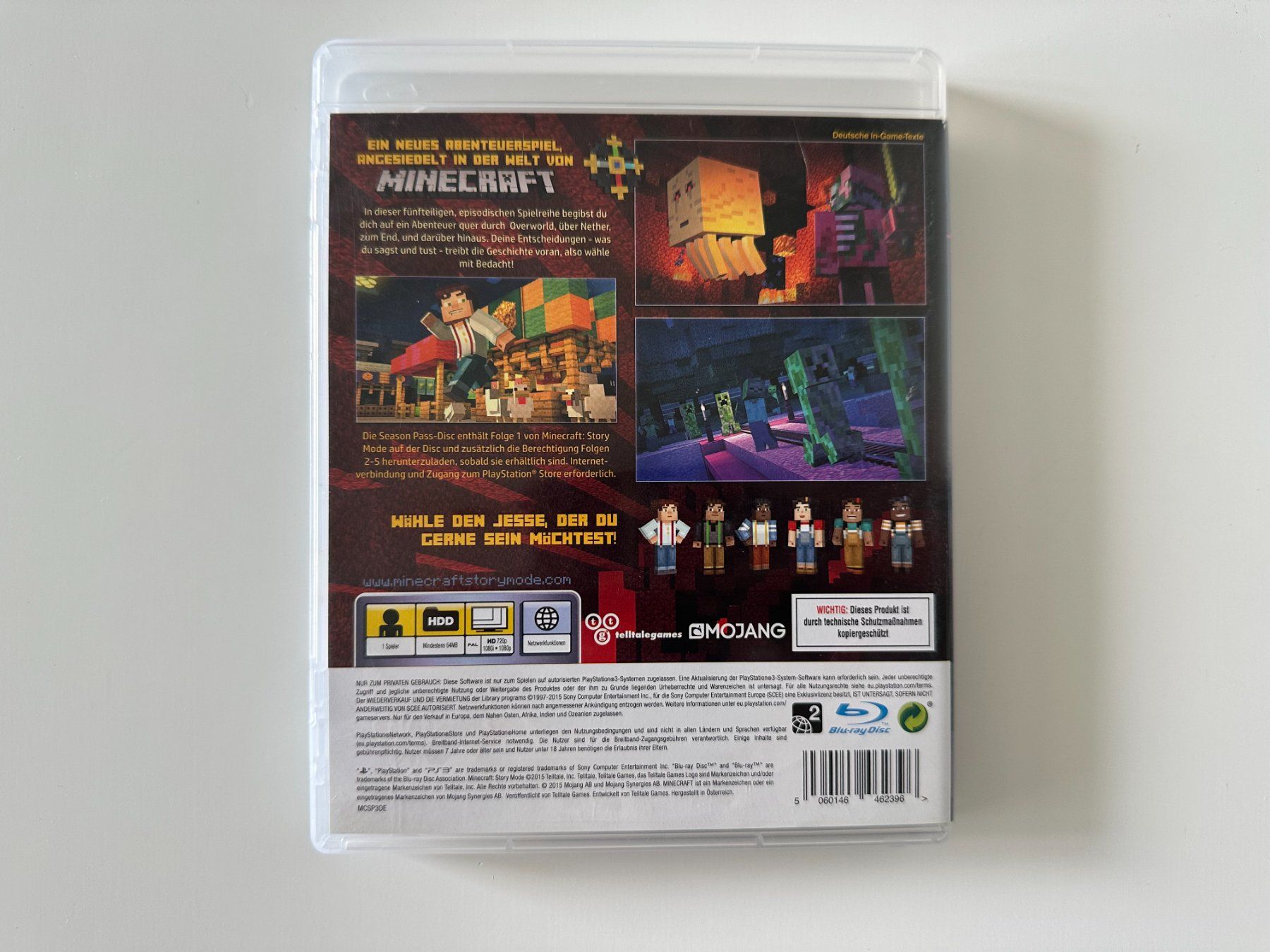 Sony Giochi: Minecraft Story Mode, Sony Playstation 3, PS3 – Usato da Couvet venduto da nay_prh5 2
