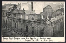 Basel, Das Stadt-Theater nach dem Brande
