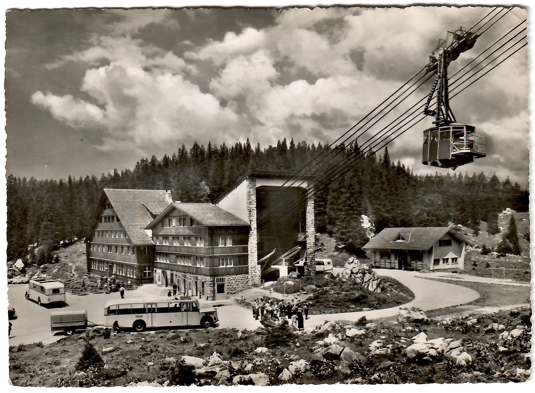 Cartoline postali: Ansichtskarte Schwägalp, Talstation Schwebebahn – Usato da Kerns venduto da etma3