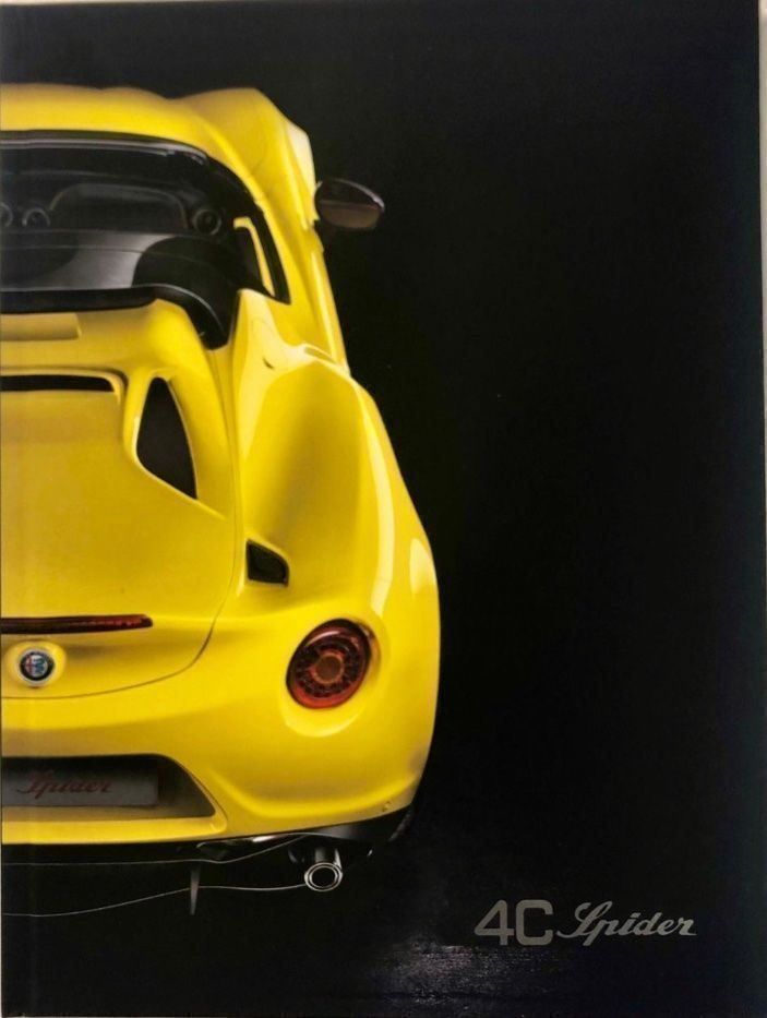 Dokumente: Original Alfa Romeo 4C Spider Buch – Neu und originalverpackt aus Birr von Lifecycle_