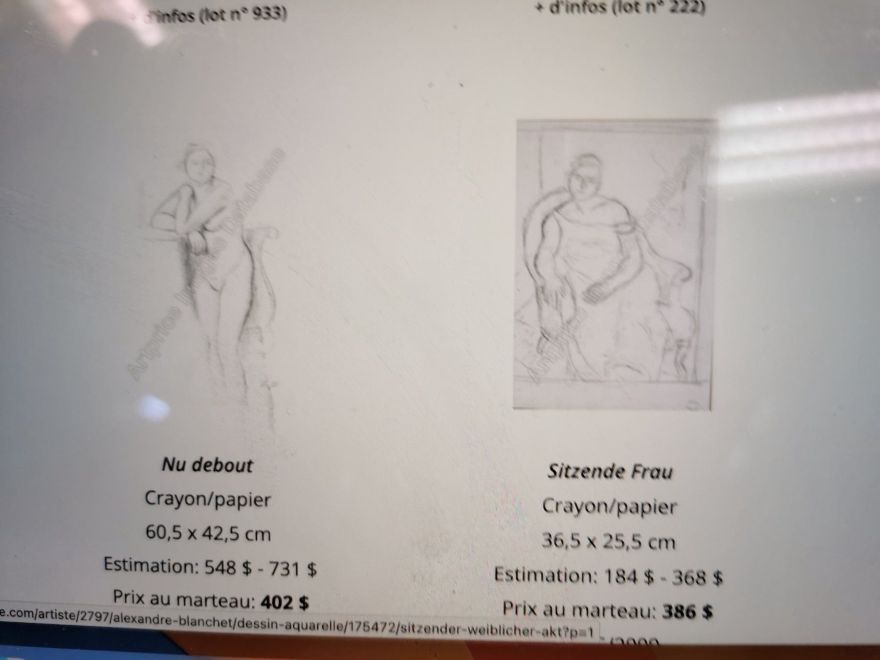Dipinti: ALEXANDRE BLANCHET(1882-1961)Mine plold signée – Usato da Genève venduto da Qanil77 7