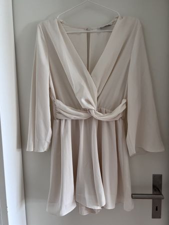 Sommerlicher Jumpsuit in Creme - Grösse S