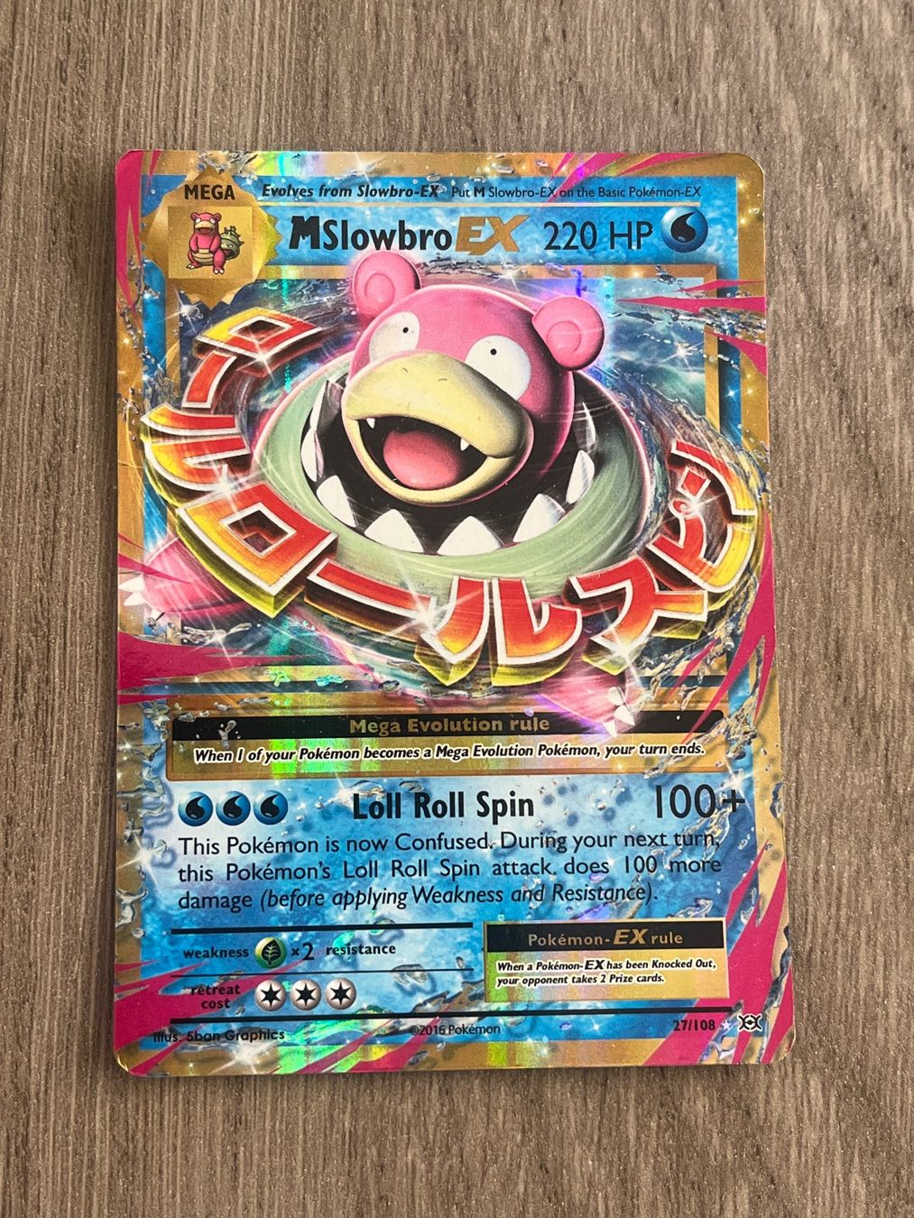Pokémon Carte collezionabili: Pokemon Fullar Holo / MSlowbro EX 27 Evolutions – Usato da Thalwil venduto da Rome_90
