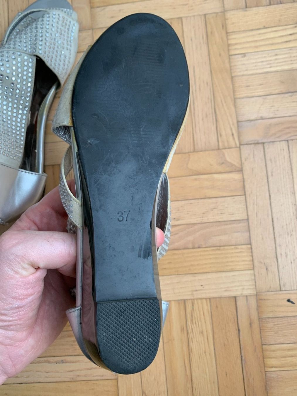 Scarpe da donna: Flache Schuhe mit Strasssteinchen (37) – Nuovo (secondo la descrizione) da Zürich venduto da chi82 2