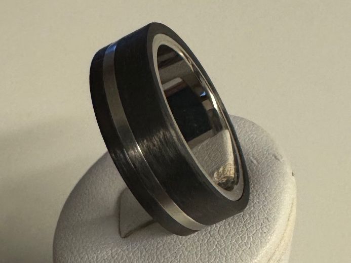 Bagues: Edelstahl- Carbon Ring Energetix – Neuf (Voir description) à Rothenburg par Rias