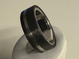Edelstahl- Carbon Ring Energetix