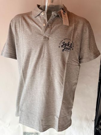 JACK & JONES, Poloshirt, Grösse XL, Farbe Grau