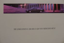 Mercedes-Benz Prospekt E-Klasse W124 Limousine Coupé Cabr...