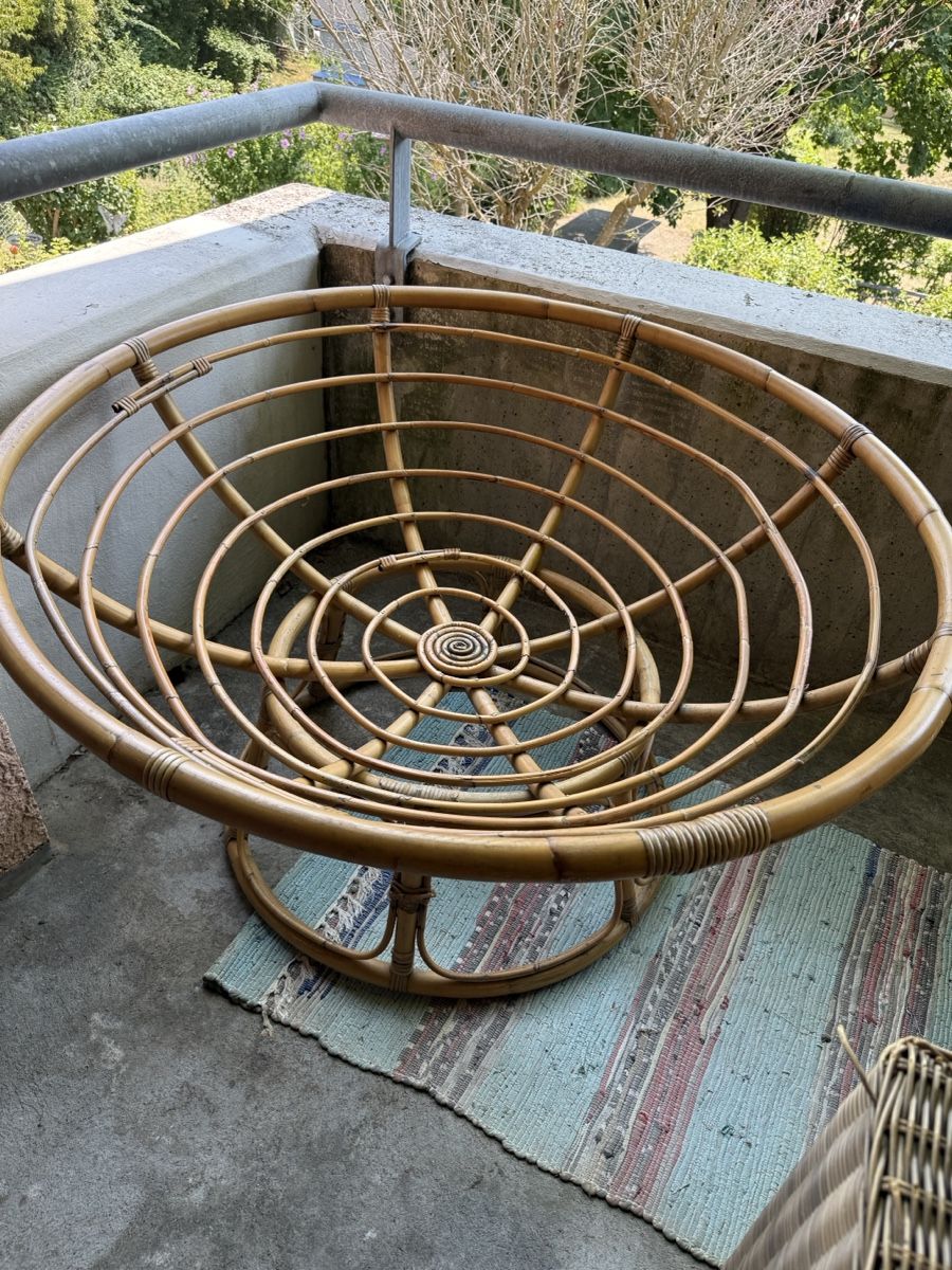 Poltrone: Papasan Sessel Rattansessel braun – Usato da Brüttisellen venduto da nat_5622