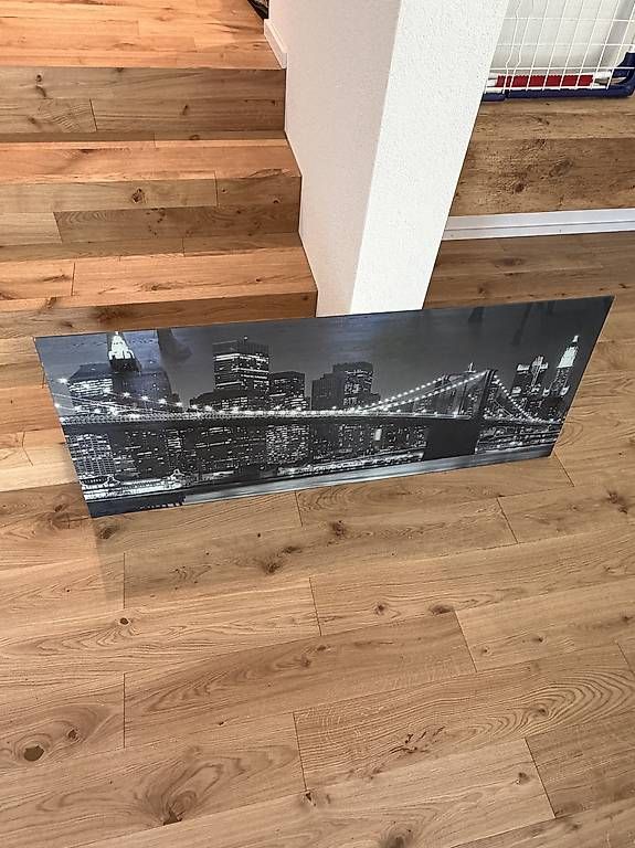 Poster & Bilder: Glas Wandbild New York Skyline – Gebraucht aus Trimbach von yak_jb5j