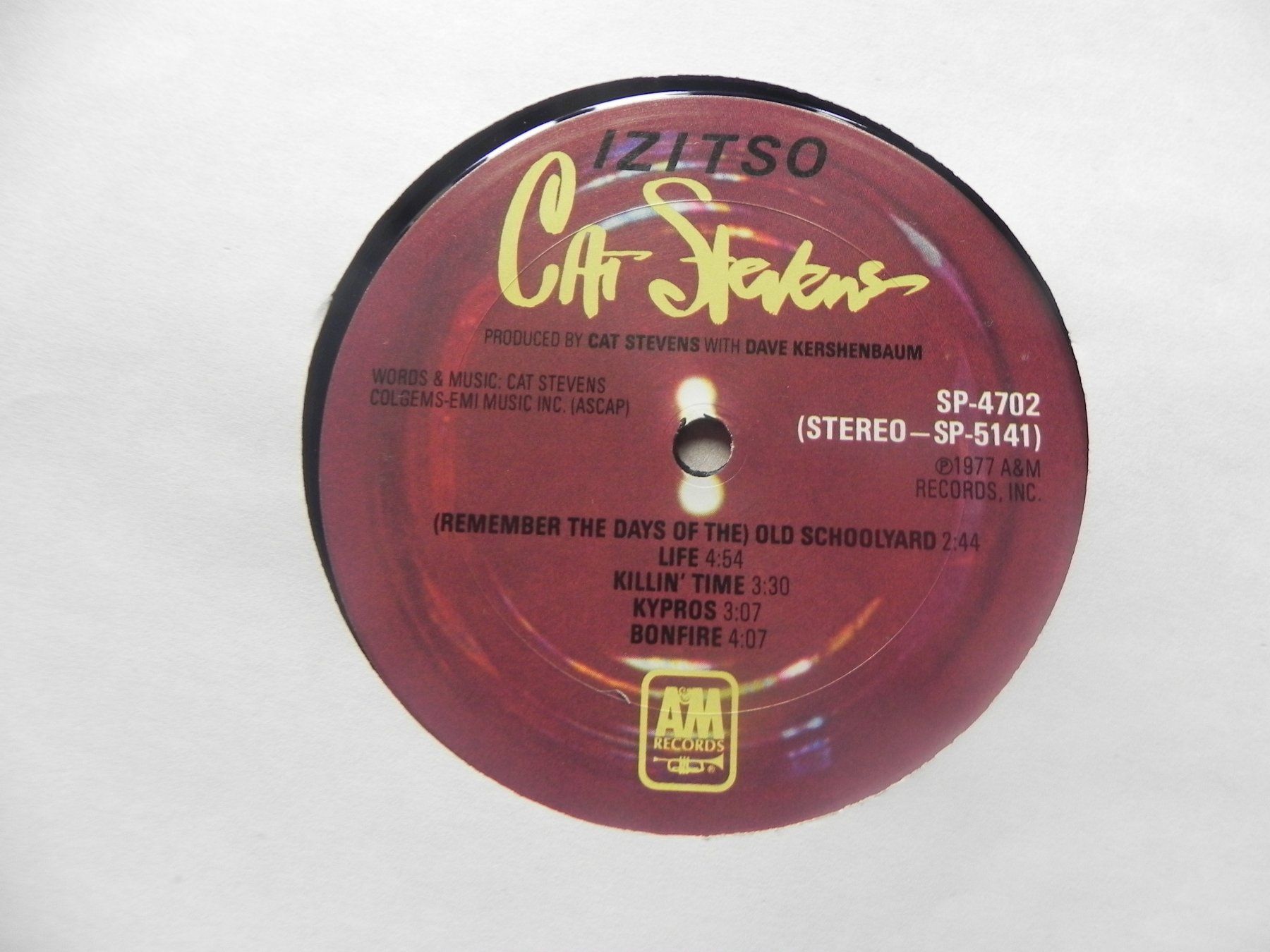 Dischi in vinile: LP brit. Folk Rock Cat Stevens 1977 Izitso – Usato da Siebnen venduto da krimsie 4