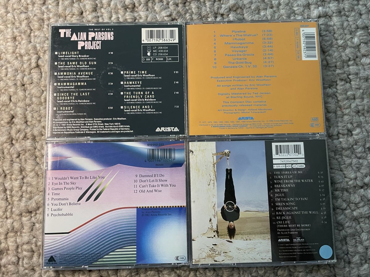 CD: 4x The Alan Parsons Project – Usato da Reinach AG venduto da trigger7811 1