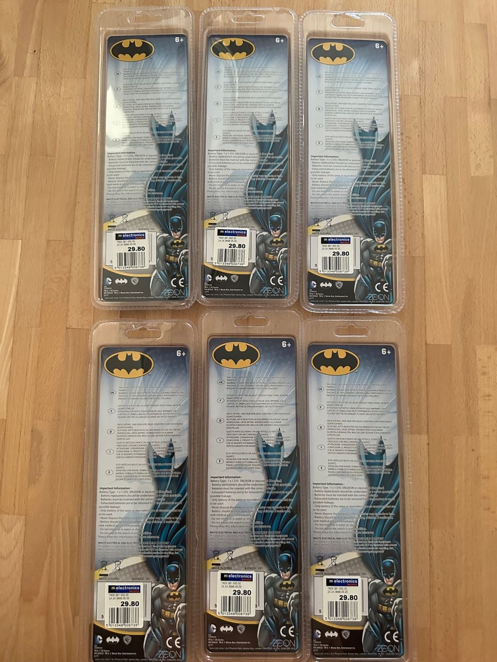 Orologi: 6x Uhr Batman NEU Marktwert 180 CHF – Nuovo e nell'imballaggio originale da Nussbaumen AG venduto da Pika-Shop 1