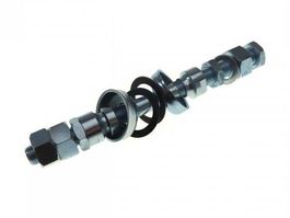 Achse Vorderrad 11mm für Puch Maxi Speichenrad komplett